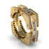 Diamond Monarch Baguette Gold Men's Ring - Micah No. 1 image 2