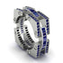 Sapphire Monarch Baguette Gold Men's Ring - Micah No. 15 image 2