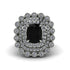 Diamond Multi Halo Oval Engagement Ring - Caitlin No. 9 image 3