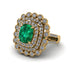Diamond Multi Halo Oval Engagement Ring - Caitlin No. 4 image 1