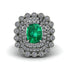 Diamond Multi Halo Oval Engagement Ring - Caitlin No. 6 image 3