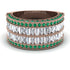Diamond Multi-Row Halo Wedding Band - Blake No. 17 image 2