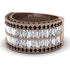 Diamond Multi-Row Halo Wedding Band - Blake No. 32 image 3