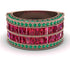 Ruby Multi-Row Halo Wedding Band - Blake No. 26 image 2