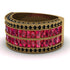 Ruby Multi-Row Halo Wedding Band - Blake No. 40 image 3