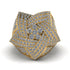 Natural Diamonds Men's Star Fashion Ring - Toby No. 1 image 2