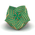Natural Emeralds Men's Star Fashion Ring - Toby No. 4 image 2