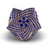 Natural Sapphires Men's Star Fashion Ring - Toby No. 14 image 2