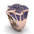 Natural Sapphires Men's Star Fashion Ring - Toby No. 14 image 3