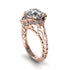 Diamond Ornate Filigree Engagement Ring - Evie No. 2 image 7