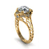 Diamond Ornate Filigree Engagement Ring - Evie No. 1 image 7