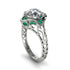 Diamond Ornate Filigree Engagement Ring - Evie No. 18 image 1