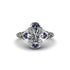 Diamond Ornate Filigree Engagement Ring - Evie No. 63 image 2