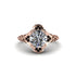 Diamond Ornate Filigree Engagement Ring - Evie No. 32 image 2