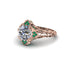 Diamond Ornate Filigree Engagement Ring - Evie No. 17 image 3