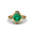 Emerald Ornate Filigree Engagement Ring - Evie No. 4 image 2