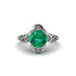 Emerald Ornate Filigree Engagement Ring - Evie No. 6 image 2
