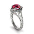 Ruby Ornate Filigree Engagement Ring - Evie No. 12 image 1