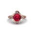 Ruby Ornate Filigree Engagement Ring - Evie No. 11 image 2