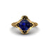Sapphire Ornate Filigree Engagement Ring - Evie No. 43 image 2