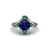 Sapphire Ornate Filigree Engagement Ring - Evie No. 30 image 2