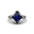 Sapphire Ornate Filigree Engagement Ring - Evie No. 45 image 2