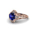 Sapphire Ornate Filigree Engagement Ring - Evie No. 14 image 3