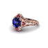 Sapphire Ornate Filigree Engagement Ring - Evie No. 59 image 3