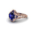 Sapphire Ornate Filigree Engagement Ring - Evie No. 74 image 3