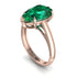 Pear Cut Emerald Solitaire Engagement Ring - Elle No. 5 image 3