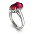 Pear Cut Ruby Solitaire Engagement Ring - Elle No. 12 image 3