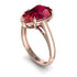 Pear Cut Ruby Solitaire Engagement Ring - Elle No. 11 image 3