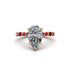 Pear-Cut Diamond Halo Engagement Ring - Nylah No. 46 image 3
