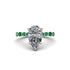 Pear-Cut Diamond Halo Engagement Ring - Nylah No. 17 image 3