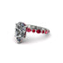 Pear-Cut Diamond Halo Engagement Ring - Nylah No. 48 image 1