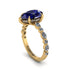 Pear-Cut Sapphire Halo Engagement Ring - Nylah No. 13 image 2
