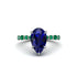 Pear-Cut Sapphire Halo Engagement Ring - Nylah No. 30 image 3