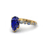 Pear-Cut Sapphire Halo Engagement Ring - Nylah No. 13 image 1