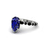 Pear-Cut Sapphire Halo Engagement Ring - Nylah No. 45 image 1
