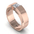 Princess Cut Diamond Solitaire Wedding Band - Lane No. 2 image 7