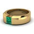 Princess Cut Emerald Solitaire Wedding Band - Lane No. 4 image 8