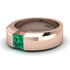 Princess Cut Emerald Solitaire Wedding Band - Lane No. 5 image 8