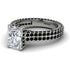 Radiant Cut Diamond Pave Engagement Ring - Kenzie No. 33 image 3