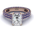 Radiant Cut Diamond Pave Engagement Ring - Kenzie No. 62 image 2