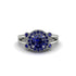 Radiant Sapphire Halo Gold Engagement Ring - Madilyn No. 75 image 2