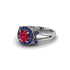 Radiant Ruby Halo Gold Engagement Ring - Madilyn No. 72 image 2