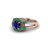 Radiant Sapphire Halo Gold Engagement Ring - Madilyn No. 29 image 2