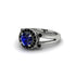 Radiant Sapphire Halo Gold Engagement Ring - Madilyn No. 45 image 2