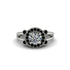 Radiant Diamond Halo Gold Engagement Ring - Madilyn No. 33 image 2