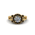 Radiant Diamond Halo Gold Engagement Ring - Madilyn No. 31 image 2